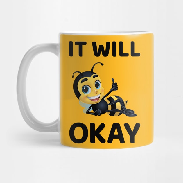 Bee Positive Message by sqwear